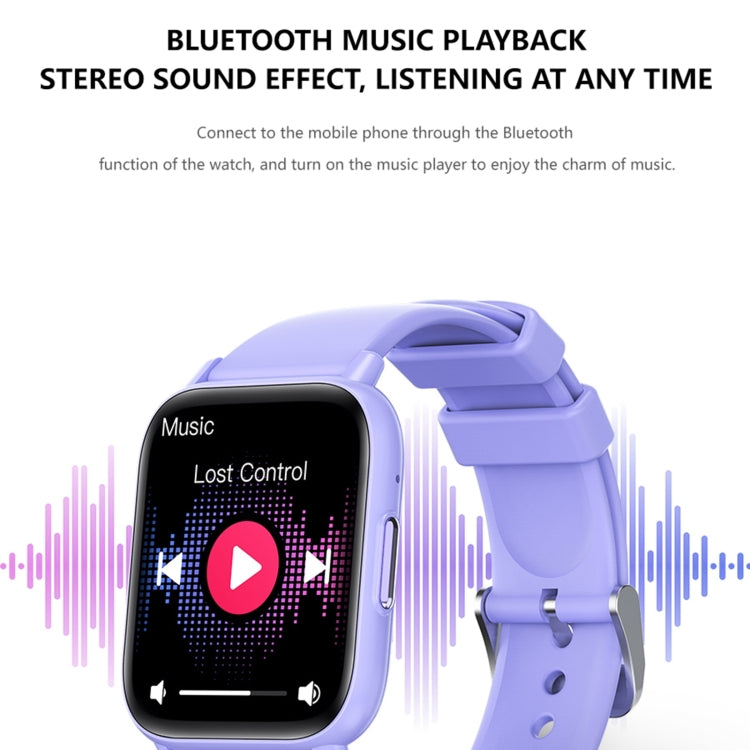 DM60+ 1.83 inch BT5.2 Smart Sport Watch, Support Bluetooth Call / Sleep / Blood Sugar / Blood Oxygen / Temperature / Heart Rate / Blood Pressure Health Monitor(Purple)