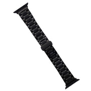 For Apple Watch SE 2023 44mm Five-Beads Stainless Steel Watch Band(Black)