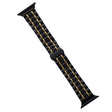 For Apple Watch SE 40mm Five-Beads Stainless Steel Watch Band(Black Gold) - free shipping - PMC TechLife - Order now!
