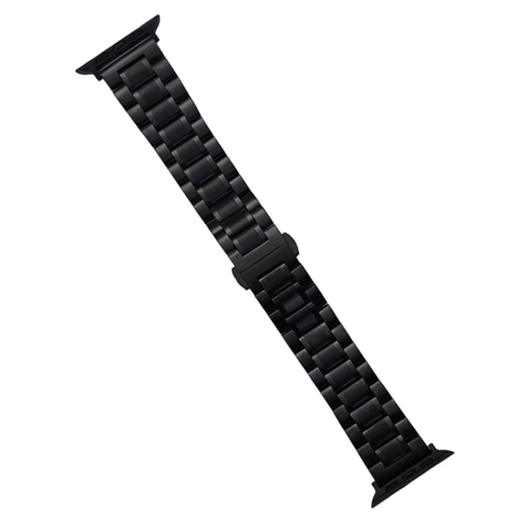 For Apple Watch Series 5 40mm Five-Beads Stainless Steel Watch Band(Black) - free shipping - PMC TechLife - Order now!