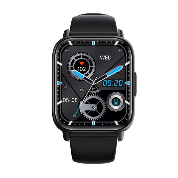 DM05 1.83 inch BT5.2 Smart Sport Watch, Support Sleep / Heart Rate / Blood Oxygen / Temperature / Heart Sugar/ Blood Pressure Health Monitor(Black)