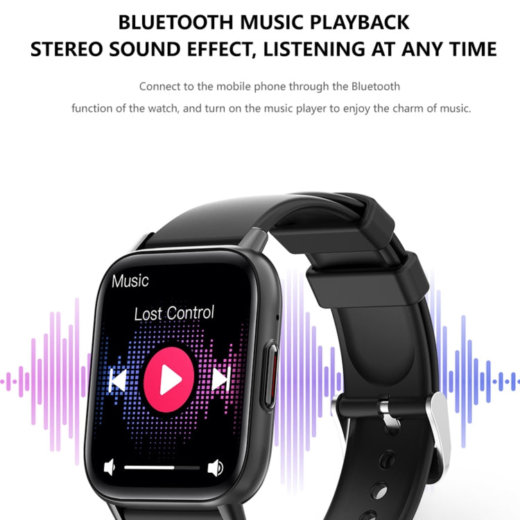 DM05 1.83 inch BT5.2 Smart Sport Watch, Support Sleep / Heart Rate / Blood Oxygen / Temperature / Heart Sugar/ Blood Pressure Health Monitor(Black)