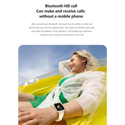DM05 1.83 inch BT5.2 Smart Sport Watch, Support Sleep / Heart Rate / Blood Oxygen / Temperature / Heart Sugar/ Blood Pressure Health Monitor(Gold)
