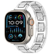 For Apple Watch Ultra 2 49mm H Slim Stainless Steel Watch Band(Silver) - Watch Bands by PMC TechLife | Online Shopping South Africa | PMC TechLife