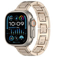 For Apple Watch Ultra 49mm H Slim Stainless Steel Watch Band(Starlight) - Watch Bands by PMC TechLife | Online Shopping South Africa | PMC TechLife