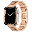 For Apple Watch 42mm H Slim Stainless Steel Watch Band(Rose Gold) - free shipping - PMC TechLife - Order now!