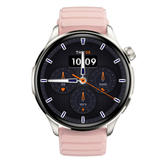 J45 1.43 inch BT5.1 Smart Sport Watch, Support Sleep / Heart Rate / Blood Oxygen / Blood Pressure Health Monitor(Pink)