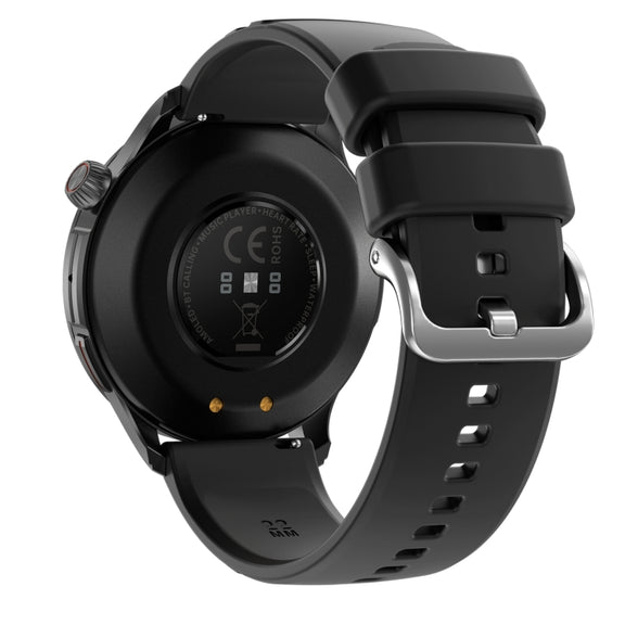 J45 1.43 inch BT5.1 Smart Sport Watch, Support Sleep / Heart Rate / Blood Oxygen / Blood Pressure Health Monitor(Black)