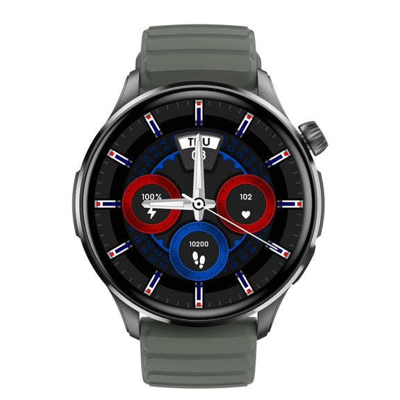 J45 1.43 inch BT5.1 Smart Sport Watch, Support Sleep / Heart Rate / Blood Oxygen / Blood Pressure Health Monitor(Green)