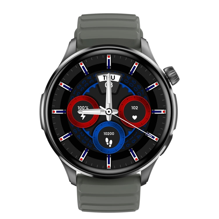 J45 1.43 inch BT5.1 Smart Sport Watch, Support Sleep / Heart Rate / Blood Oxygen / Blood Pressure Health Monitor(Green)