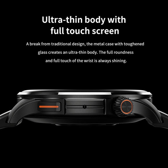 J45 1.43 inch BT5.1 Smart Sport Watch, Support Sleep / Heart Rate / Blood Oxygen / Blood Pressure Health Monitor(Grey)