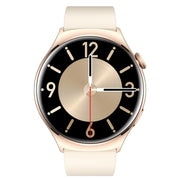 QX10 1.43 inch BT5.2 Smart Sport Watch, Support Sleep / Heart Rate / Blood Oxygen / Blood Pressure Health Monitor(Beige)