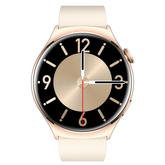 QX10 1.43 inch BT5.2 Smart Sport Watch, Support Sleep / Heart Rate / Blood Oxygen / Blood Pressure Health Monitor(Beige)