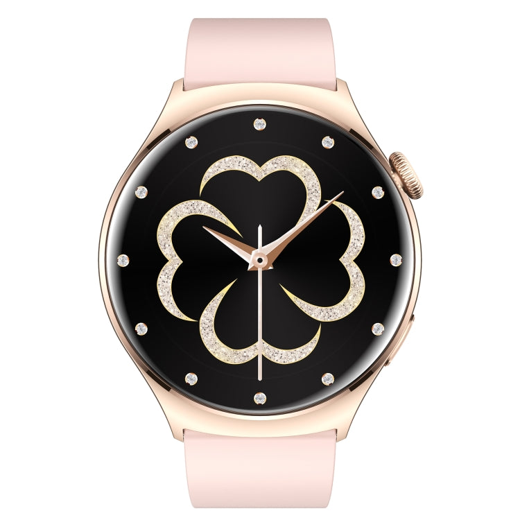 QX10 1.43 inch BT5.2 Smart Sport Watch, Support Sleep / Heart Rate / Blood Oxygen / Blood Pressure Health Monitor(Pink)