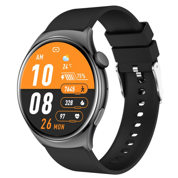 QX10 1.43 inch BT5.2 Smart Sport Watch, Support Sleep / Heart Rate / Blood Oxygen / Blood Pressure Health Monitor(Black)