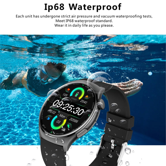 QX10 1.43 inch BT5.2 Smart Sport Watch, Support Sleep / Heart Rate / Blood Oxygen / Blood Pressure Health Monitor(Beige)