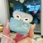 For AirPods Pro Panda PC Matte Earphone Protective Case