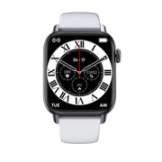 QS08 PRO 1.83 inch BT5.2 Smart Sport Watch, Support Sleep / Heart Rate / Blood Oxygen / Temperature / Blood Pressure Health Monitor(Black+White)