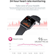 QS08 PRO 1.83 inch BT5.2 Smart Sport Watch, Support Sleep / Heart Rate / Blood Oxygen / Temperature / Blood Pressure Health Monitor(Gold+Black)