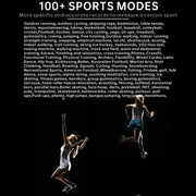 QS08 PRO 1.83 inch BT5.2 Smart Sport Watch, Support Sleep / Heart Rate / Blood Oxygen / Temperature / Blood Pressure Health Monitor(Black+Green)