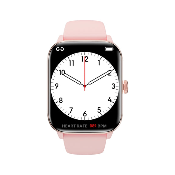 QS11 1.91 inch BT5.2 Smart Sport Watch, Support Sleep / Heart Rate / Blood Oxygen / Temperature / Blood Pressure Health Monitor(Pink)