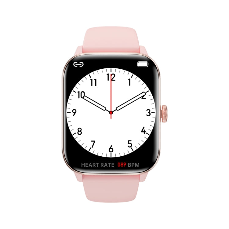 QS11 1.91 inch BT5.2 Smart Sport Watch, Support Sleep / Heart Rate / Blood Oxygen / Temperature / Blood Pressure Health Monitor(Pink)