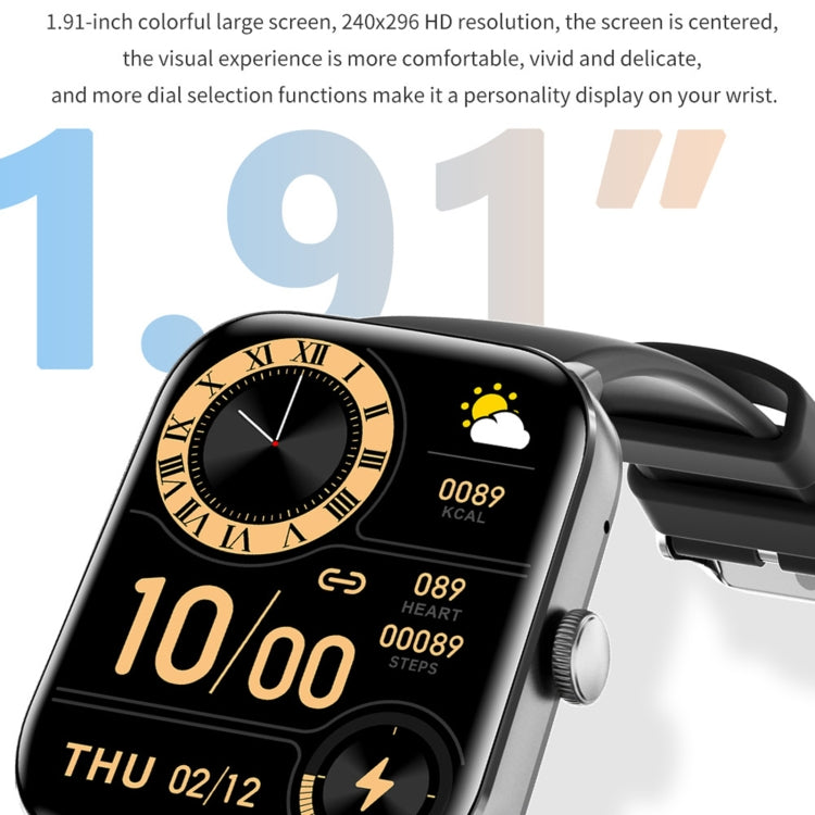 QS11 1.91 inch BT5.2 Smart Sport Watch, Support Sleep / Heart Rate / Blood Oxygen / Temperature / Blood Pressure Health Monitor(Pink) - Smart Watches by PMC TechLife | Online Shopping South Africa | PMC TechLife