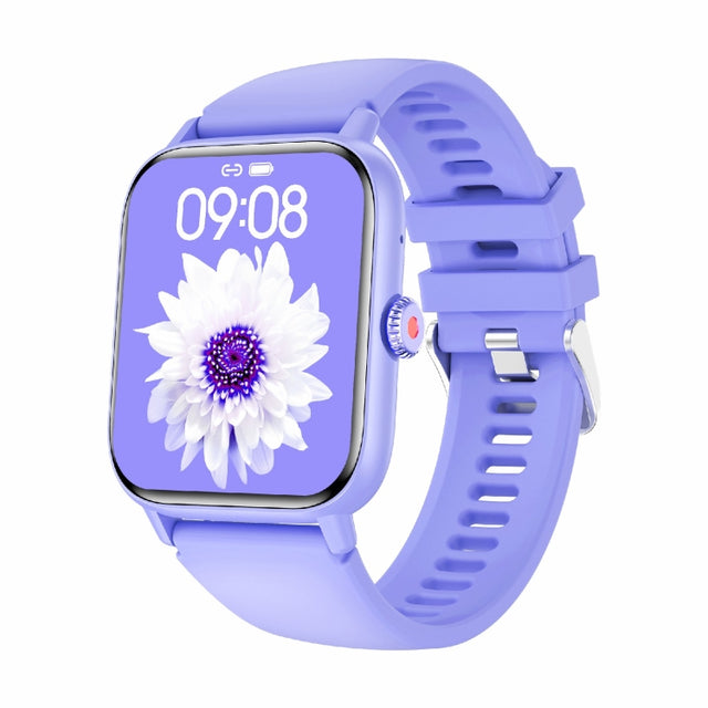 QS13 1.83 inch BT5.2 Smart Sport Watch, Support Bluetooth Call / Sleep / Blood Sugar / Blood Oxygen / Heart Rate / Blood Pressure Health Monitor(Purple)