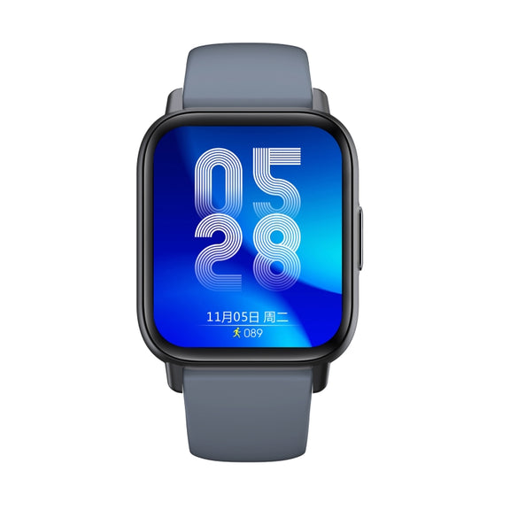 QS16 Pro 1.83 inch BT5.0 Smart Sport Watch, Support Bluetooth Call / Sleep / Blood Oxygen / Temperature / Heart Rate / Blood Pressure Health Monitor(Grey)