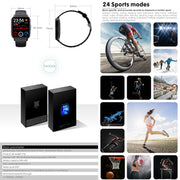 QS16 Pro 1.83 inch BT5.0 Smart Sport Watch, Support Bluetooth Call / Sleep / Blood Oxygen / Temperature / Heart Rate / Blood Pressure Health Monitor(Grey)