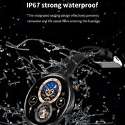 QS40 1.39 inch BT5.2 Smart Sport Watch, Support Bluetooth Call / Sleep / Blood Oxygen / Temperature / Heart Rate / Blood Pressure Health Monitor(Black)