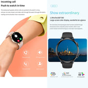 QS40 1.39 inch BT5.2 Smart Sport Watch, Support Bluetooth Call / Sleep / Blood Oxygen / Temperature / Heart Rate / Blood Pressure Health Monitor(Grey)