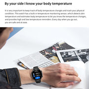 QS40 1.39 inch BT5.2 Smart Sport Watch, Support Bluetooth Call / Sleep / Blood Oxygen / Temperature / Heart Rate / Blood Pressure Health Monitor(Grey)