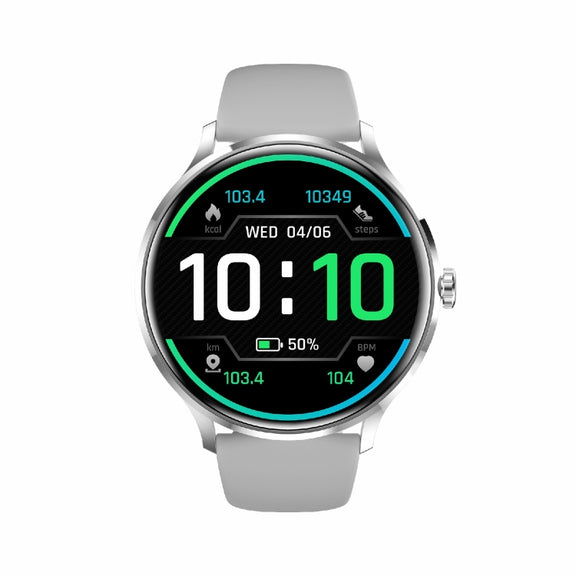 QS80 1.39 inch BT5.2 Smart Sport Watch, Support Bluetooth Call / Sleep / Blood Oxygen / Temperature / Heart Rate / Blood Pressure Health Monitor(Grey)