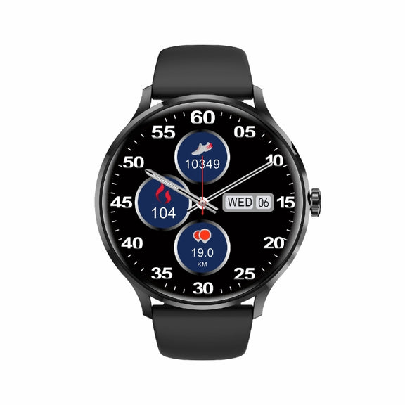 QS80 1.39 inch BT5.2 Smart Sport Watch, Support Bluetooth Call / Sleep / Blood Oxygen / Temperature / Heart Rate / Blood Pressure Health Monitor(Black)