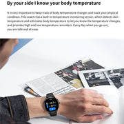QS80 1.39 inch BT5.2 Smart Sport Watch, Support Bluetooth Call / Sleep / Blood Oxygen / Temperature / Heart Rate / Blood Pressure Health Monitor(Orange)