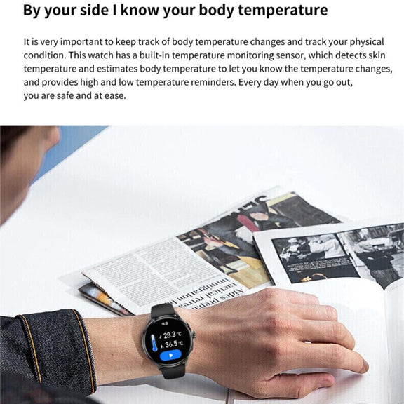 QS80 1.39 inch BT5.2 Smart Sport Watch, Support Bluetooth Call / Sleep / Blood Oxygen / Temperature / Heart Rate / Blood Pressure Health Monitor(Orange)