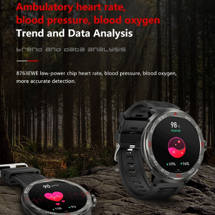 QS90 1.39 inch BT5.0 Smart Sport Watch, Support Bluetooth Call / Sleep / Blood Oxygen / Temperature / Heart Rate / Blood Pressure Health Monitor / Water Reminder(Black) - Smart Watches by PMC TechLife | Online Shopping South Africa | PMC TechLife