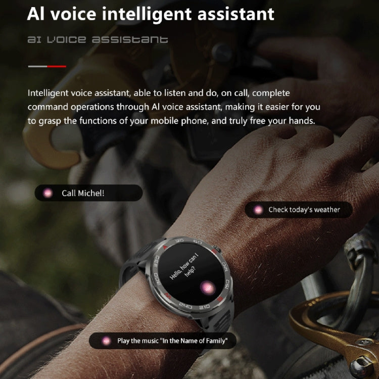 QS90 1.39 inch BT5.0 Smart Sport Watch, Support Bluetooth Call / Sleep / Blood Oxygen / Temperature / Heart Rate / Blood Pressure Health Monitor / Water Reminder(Black)