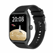 Qx5 1.96 inch BT5.2 Smart Sport Watch, Support Bluetooth Call / Sleep / Blood Oxygen / Temperature / Heart Rate / Blood Pressure Health Monitor(Black)