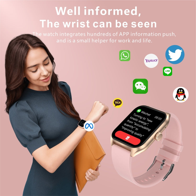 Qx5 1.96 inch BT5.2 Smart Sport Watch, Support Bluetooth Call / Sleep / Blood Oxygen / Temperature / Heart Rate / Blood Pressure Health Monitor(Black) - Smart Watches by PMC TechLife | Online Shopping South Africa | PMC TechLife