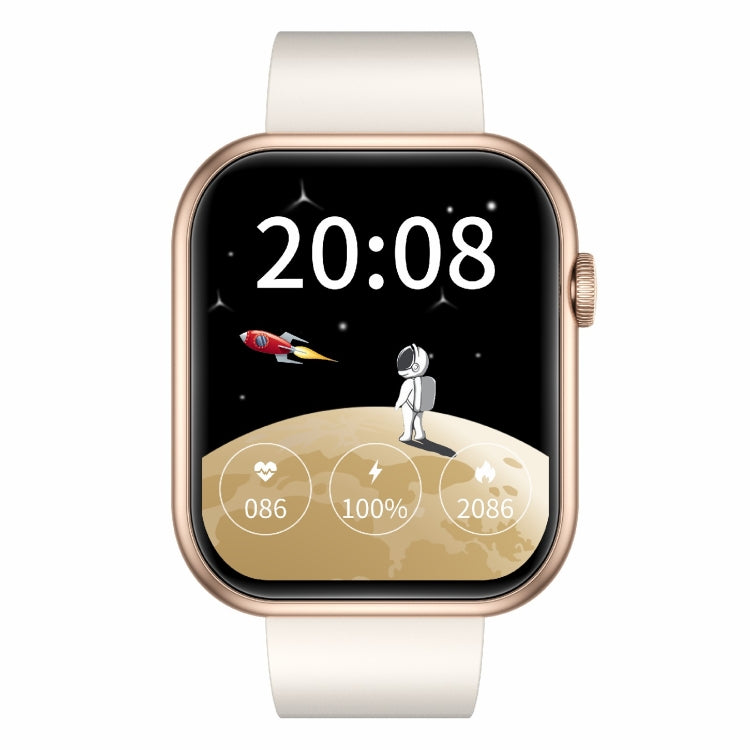 QX7 Pro 2.0 inch BT5.2 Smart Sport Watch, Support Bluetooth Call / Sleep / Blood Sugar / Blood Oxygen / Temperature / Heart Rate / Blood Pressure Health Monitor(Beige) - Smart Watches by PMC TechLife | Online Shopping South Africa | PMC TechLife