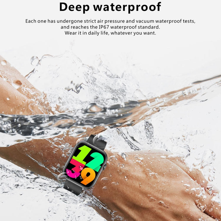 QX7 Pro 2.0 inch BT5.2 Smart Sport Watch, Support Bluetooth Call / Sleep / Blood Sugar / Blood Oxygen / Temperature / Heart Rate / Blood Pressure Health Monitor(Blue)