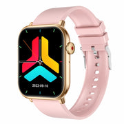 QX9 1.96 inch BT5.2 Smart Sport Watch, Support Bluetooth Call / Sleep / Blood Oxygen / Heart Rate / Blood Pressure Health Monitor(Pink)