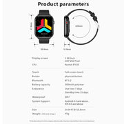 QX9 1.96 inch BT5.2 Smart Sport Watch, Support Bluetooth Call / Sleep / Blood Oxygen / Heart Rate / Blood Pressure Health Monitor(Pink)