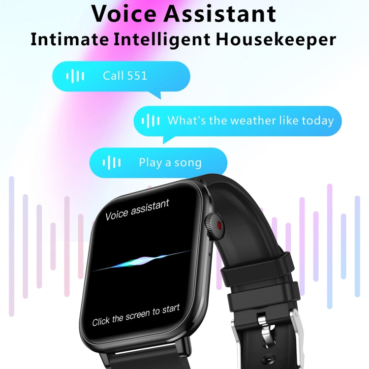 QX9 1.96 inch BT5.2 Smart Sport Watch, Support Bluetooth Call / Sleep / Blood Oxygen / Heart Rate / Blood Pressure Health Monitor(Blue) - Smart Watches by PMC TechLife | Online Shopping South Africa | PMC TechLife