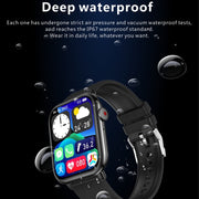 QX9 1.96 inch BT5.2 Smart Sport Watch, Support Bluetooth Call / Sleep / Blood Oxygen / Heart Rate / Blood Pressure Health Monitor(Beige)