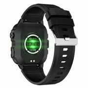 QX11 1.96 inch BT5.2 Smart Sport Watch, Support Bluetooth Call / Sleep / Blood Oxygen / Heart Rate / Blood Pressure Health Monitor(Black)