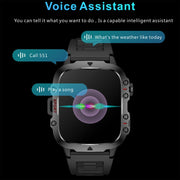 QX11 1.96 inch BT5.2 Smart Sport Watch, Support Bluetooth Call / Sleep / Blood Oxygen / Heart Rate / Blood Pressure Health Monitor(Black)