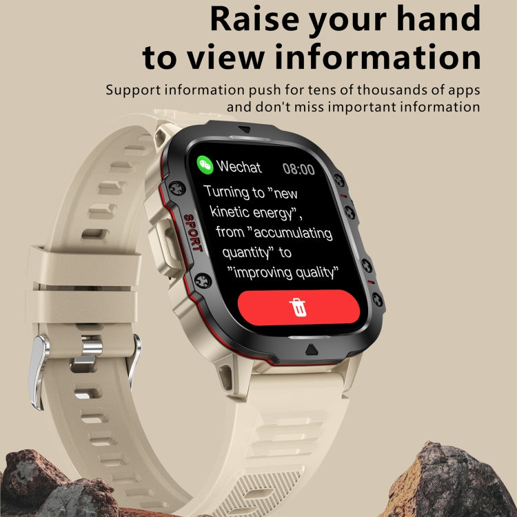 QX11 1.96 inch BT5.2 Smart Sport Watch, Support Bluetooth Call / Sleep / Blood Oxygen / Heart Rate / Blood Pressure Health Monitor(Black) - Smart Watches by PMC TechLife | Online Shopping South Africa | PMC TechLife